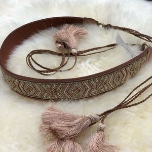 Lucky brand beaded belt